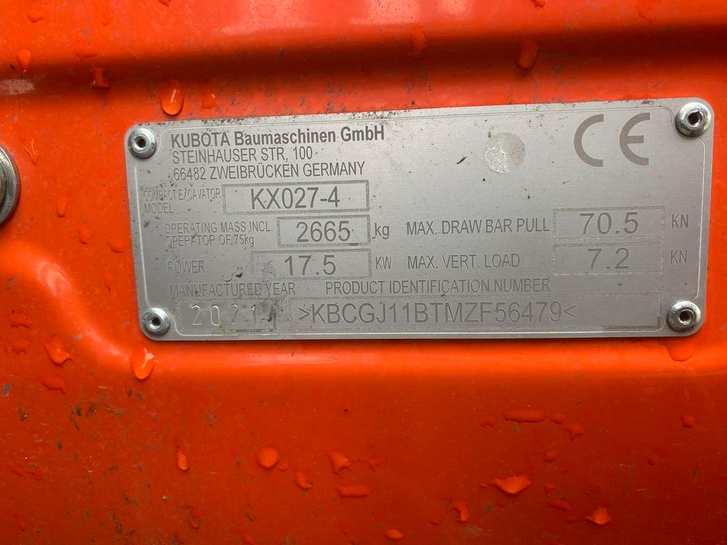 Kubota Minibagger KX027-4