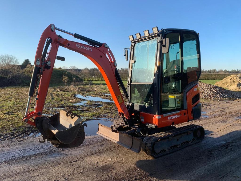 Kubota KX19-4 Minibagger 2017