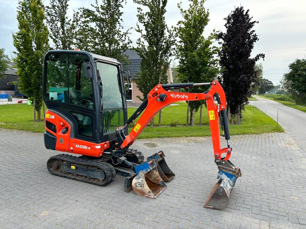 Kubota KX016 Minibagger 2021, 543 Stunden mit 3 Schaufeln