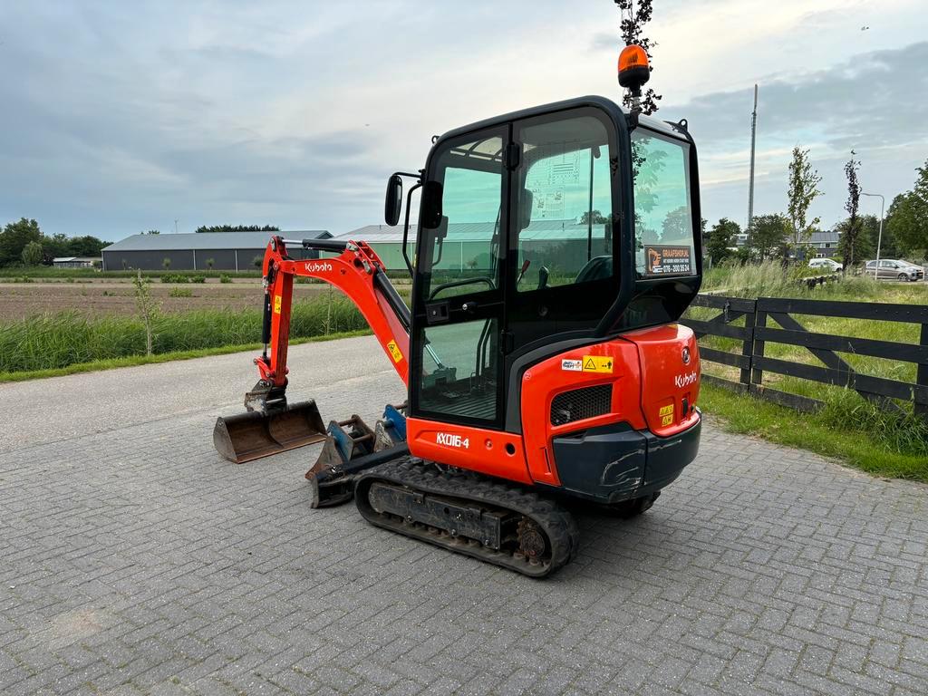 Kubota KX016 Minibagger 2021, 543 Stunden mit 3 Schaufeln